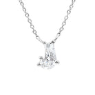 Rosec Jewels-Fancy Cut 2 Carat Lab Grown Diamond J Necklace for Women