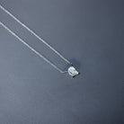 Rosec Jewels-2 Carat Solitaire Lab Created Diamond Initial Q Necklace