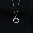 Certified Diamond Eternity Circle Necklace For Her Natural - ( HI-SI ) - Rosec Jewels