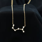 Certified Moissanite Constellation Scorpio Zodiac Necklace D-VS1 - Rosec Jewels