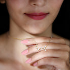 Certified Moissanite Constellation Scorpio Zodiac Necklace D-VS1 - Rosec Jewels