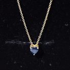 3/4 CT Heart Shape Blue Sapphire Solitaire Drop Pendant Necklace for Women Blue Sapphire - ( AAA ) - Quality - Rosec Jewels