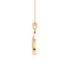 Certified Diamond Cat on Moon Necklace Lab - ( EF-VS ) - Rosec Jewels