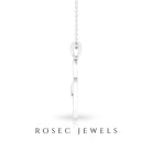 Rosec Jewels-Diamond and Gold Heart Elephant Pendant Necklace