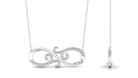 Rosec Jewels-0.25 CT Diamond Minimal Infinity Necklace in Prong Setting