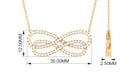 Rosec Jewels-Diamond Twin Infinity Interlock Necklace