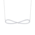 Rosec Jewels-Diamond Infinity Pendant Necklace For Women
