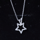 Natural Diamond Star Pendant For Women Natural - ( HI-SI ) - Rosec Jewels