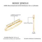 Rosec Jewels-Natural Diamond Bow Promise Ring for Women