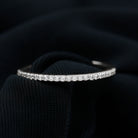 1/4 CT Diamond Half Eternity Ring Diamond - ( HI-SI ) - Color and Clarity - Rosec Jewels