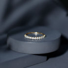 Rosec Jewels-Round Cut Diamond Stackable Eternity Band