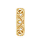 Rosec Jewels-Vintage Style Diamond Wedding Band Ring