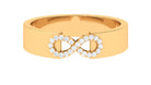 Rosec Jewels-Certified Natural Diamond Infinity Band Ring