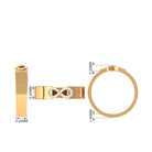 Rosec Jewels-Certified Natural Diamond Infinity Band Ring