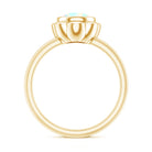 1.5 Carat Ethiopian Opal Engagement Ring for Women AAA - Rosec Jewels