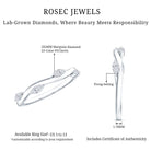 Rosec Jewels-Marquise Cut Lab Grown Diamond Wedding Band