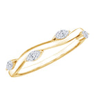 Rosec Jewels-Marquise Cut Lab Grown Diamond Wedding Band