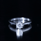 1 CT Lab Grown Diamond Solitaire Engagement Ring with IGI Certificate Lab - ( E-VS1 ) - Rosec Jewels