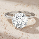 IGI Certified 4 Carat Lab Grown Diamond Engagement Ring Lab - ( E-VS1 ) - Rosec Jewels