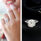 Lab Grown Diamond 5 Carat Engagement Ring with IGI Certificate Lab - ( E-VS1 ) - Rosec Jewels