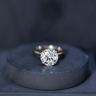 Lab Grown Diamond 5 Carat Engagement Ring with IGI Certificate Lab - ( E-VS1 ) - Rosec Jewels