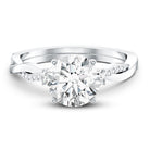 3 Carat Lab Grown Diamond Braided Engagement Ring with IGI Certificate Lab - ( E-VS1 ) - Rosec Jewels