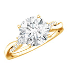 3 Carat Lab Grown Diamond Braided Engagement Ring with IGI Certificate Lab - ( E-VS1 ) - Rosec Jewels