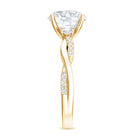 3 Carat Lab Grown Diamond Braided Engagement Ring with IGI Certificate Lab - ( E-VS1 ) - Rosec Jewels