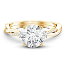 3 Carat Lab Grown Diamond Braided Engagement Ring with IGI Certificate Lab - ( E-VS1 ) - Rosec Jewels