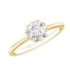 1 Carat Lab Diamond Engagement Ring with IGI Certificate Lab - ( E-VS1 ) - Rosec Jewels
