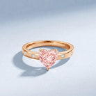 IGI Certified Solitaire Lab Grown Pink Diamond Engagement Ring for Women Fancy Pink - VS1 - Rosec Jewels
