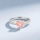 IGI Certified Solitaire Lab Grown Pink Diamond Engagement Ring for Women Fancy Pink - VS1 - Rosec Jewels