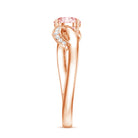 IGI Certified Lab Grown Pink Diamond Classic Engagement Ring E-VS1 - Rosec Jewels
