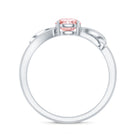 IGI Certified Lab Grown Pink Diamond Classic Engagement Ring E-VS1 - Rosec Jewels