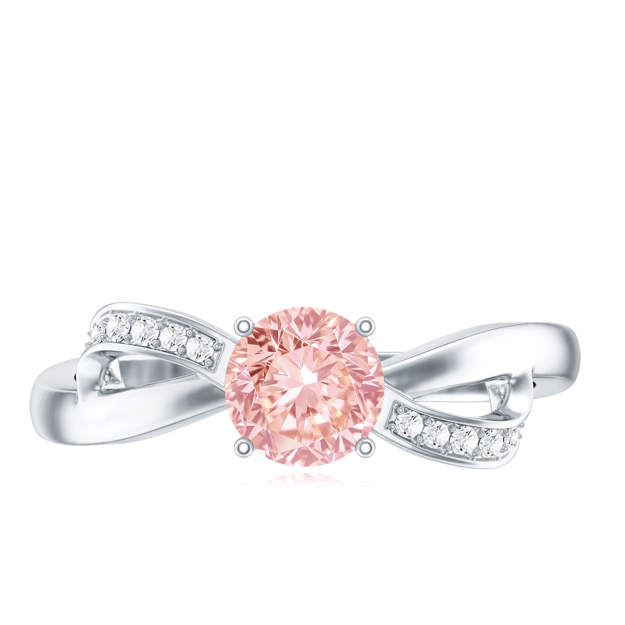 Rosec Jewels-Certified Lab Grown Pink Diamond Classic Engagement Ring