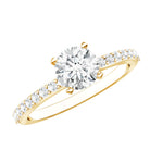 IGI Certified Lab Created Diamond 1 Carat Engagement Ring Lab - ( E-VS1 ) - Rosec Jewels