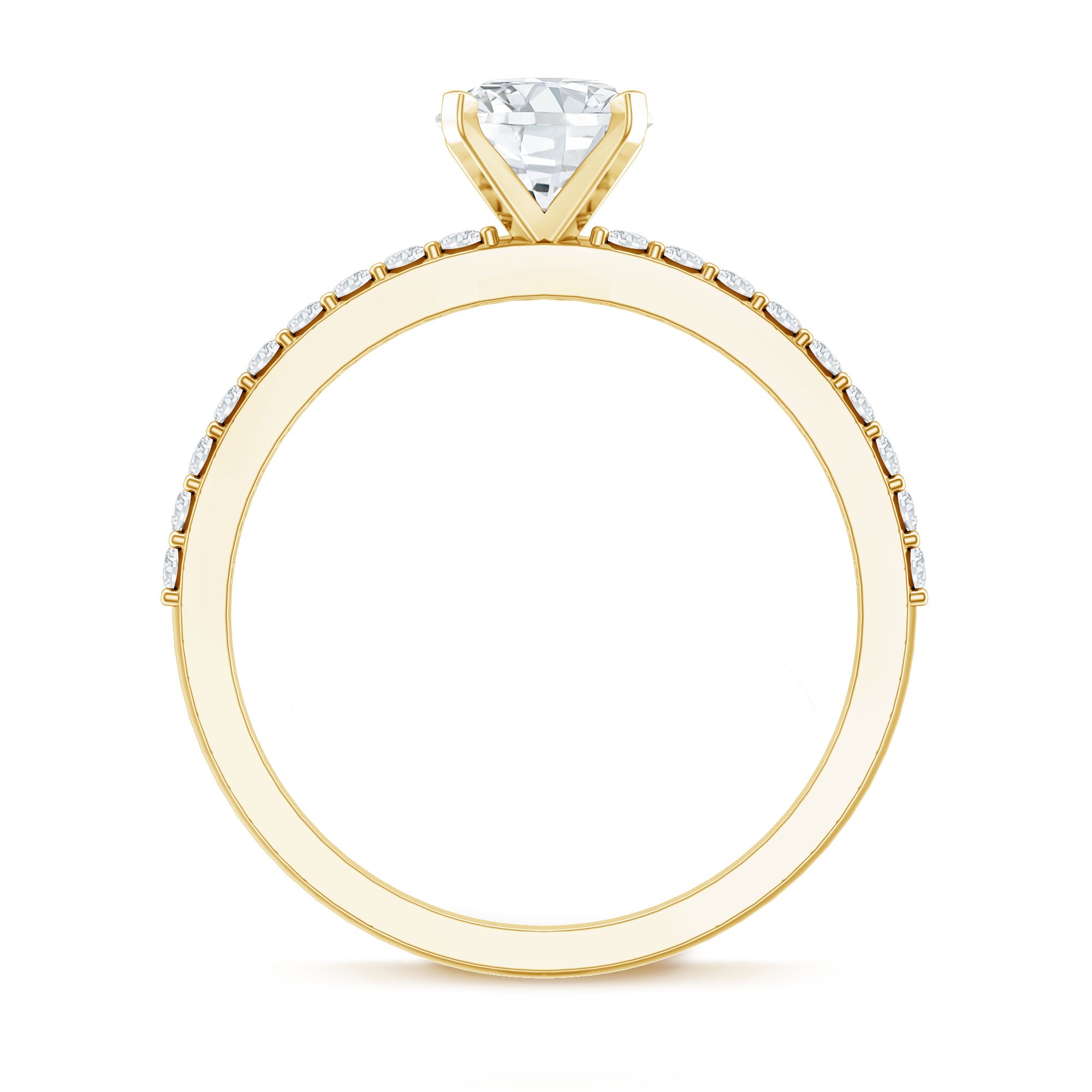 Rosec Jewels-IGI Certified Lab Created Diamond 1 Carat Engagement Ring