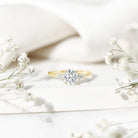 IGI Certified Round Cut Lab Grown Diamond 2 Carat Engagement Ring Lab - ( E-VS1 ) - Rosec Jewels