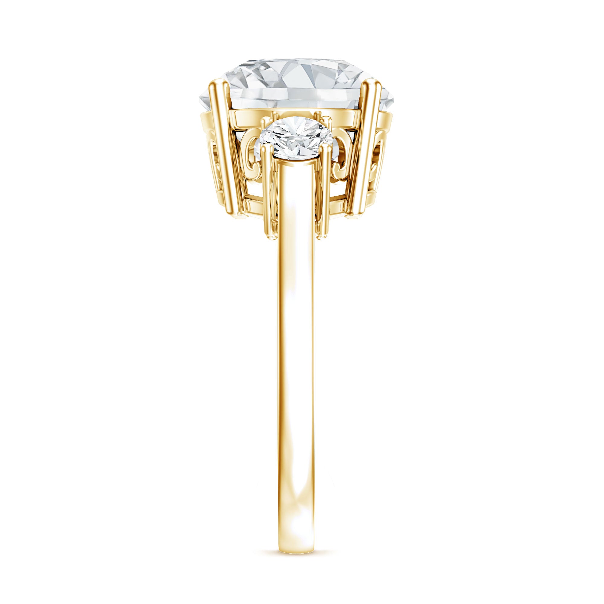 Rosec Jewels-IGI Certified 3 CT Lab Grown Diamond Engagement Ring