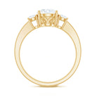 Rosec Jewels-Moissanite Three Stone Round Engagement ring