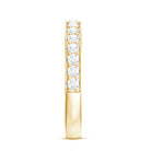 Certified Moissanite Half Eternity Ring D-VS1 - Rosec Jewels