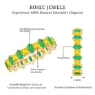 Rosec Jewels-Designer Yellow Sapphire and Emerald Eternity Wedding Band
