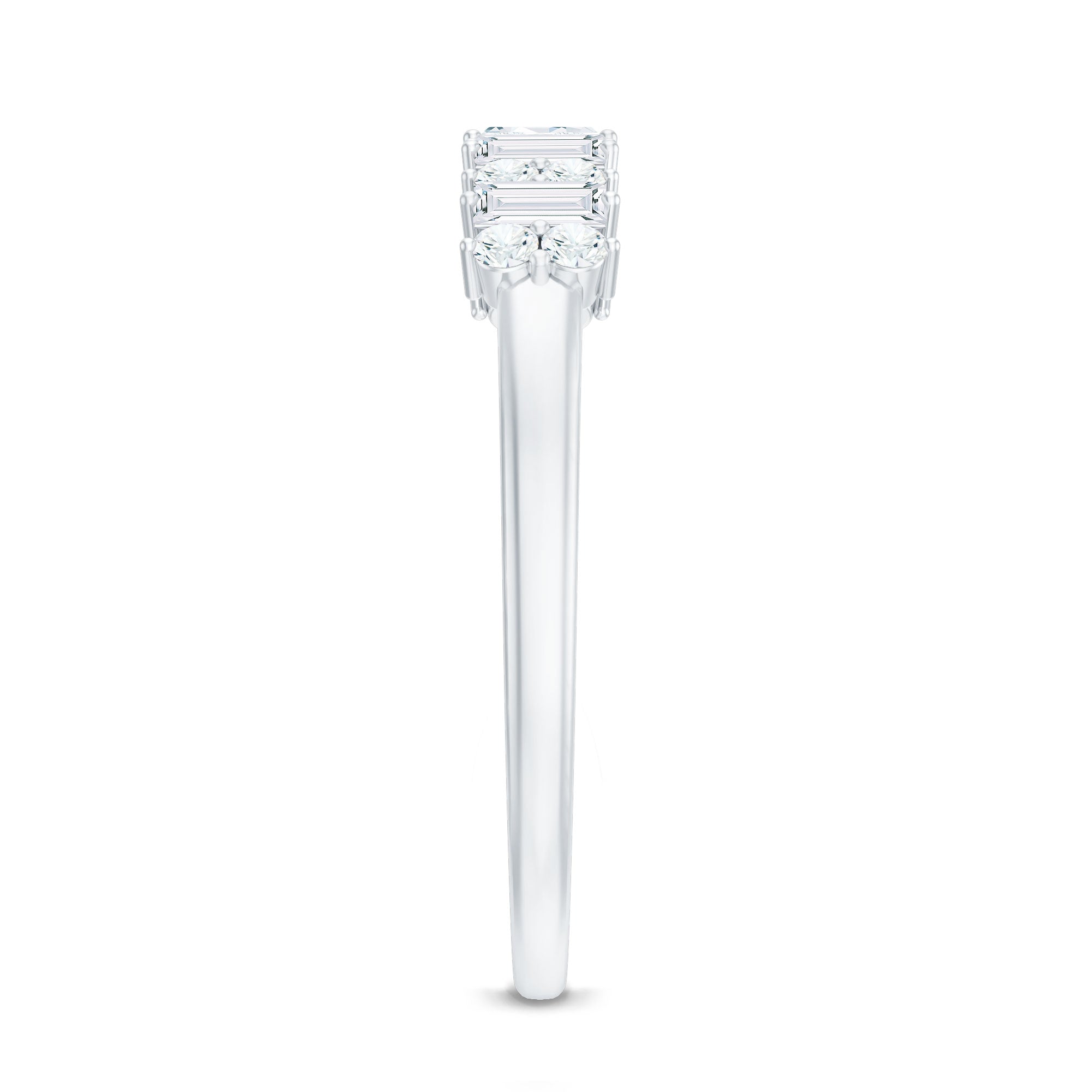Rosec Jewels-Minimal Natural Diamond Anniversary Ring