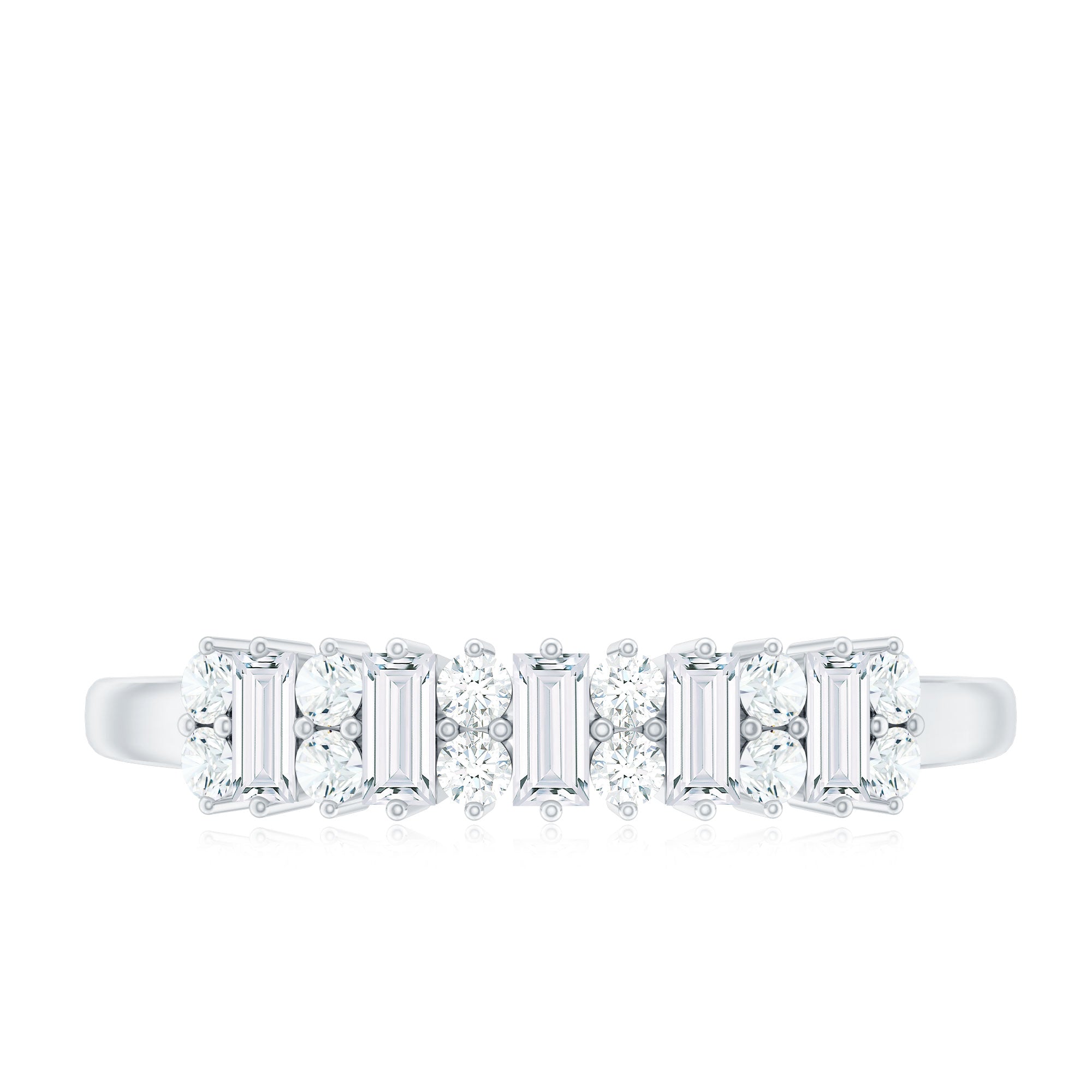Rosec Jewels-Minimal Natural Diamond Anniversary Ring