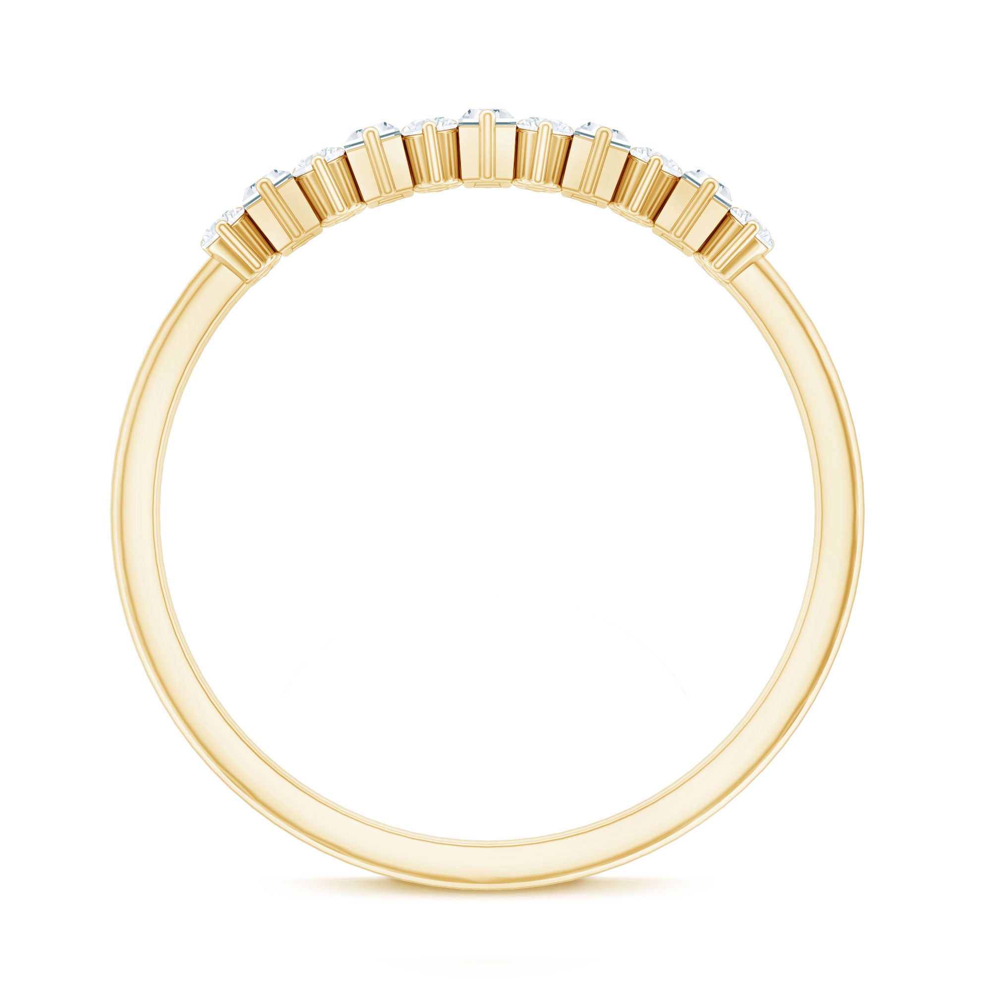 Rosec Jewels-Minimal Natural Diamond Anniversary Ring