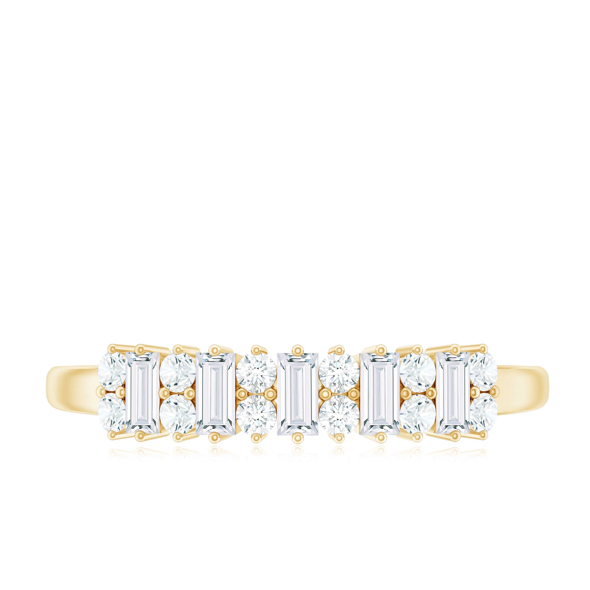 Rosec Jewels-Minimal Natural Diamond Anniversary Ring