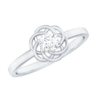 Nature Inspired Diamond Cute Promise Ring with Certificate Natural - ( HI-SI ) - Rosec Jewels