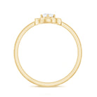 Nature Inspired Diamond Cute Promise Ring with Certificate Natural - ( HI-SI ) - Rosec Jewels