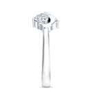 Lab Grown Diamond Toi Et Moi Promise Ring with Infinity Knot Lab - ( EF-VS ) - Rosec Jewels