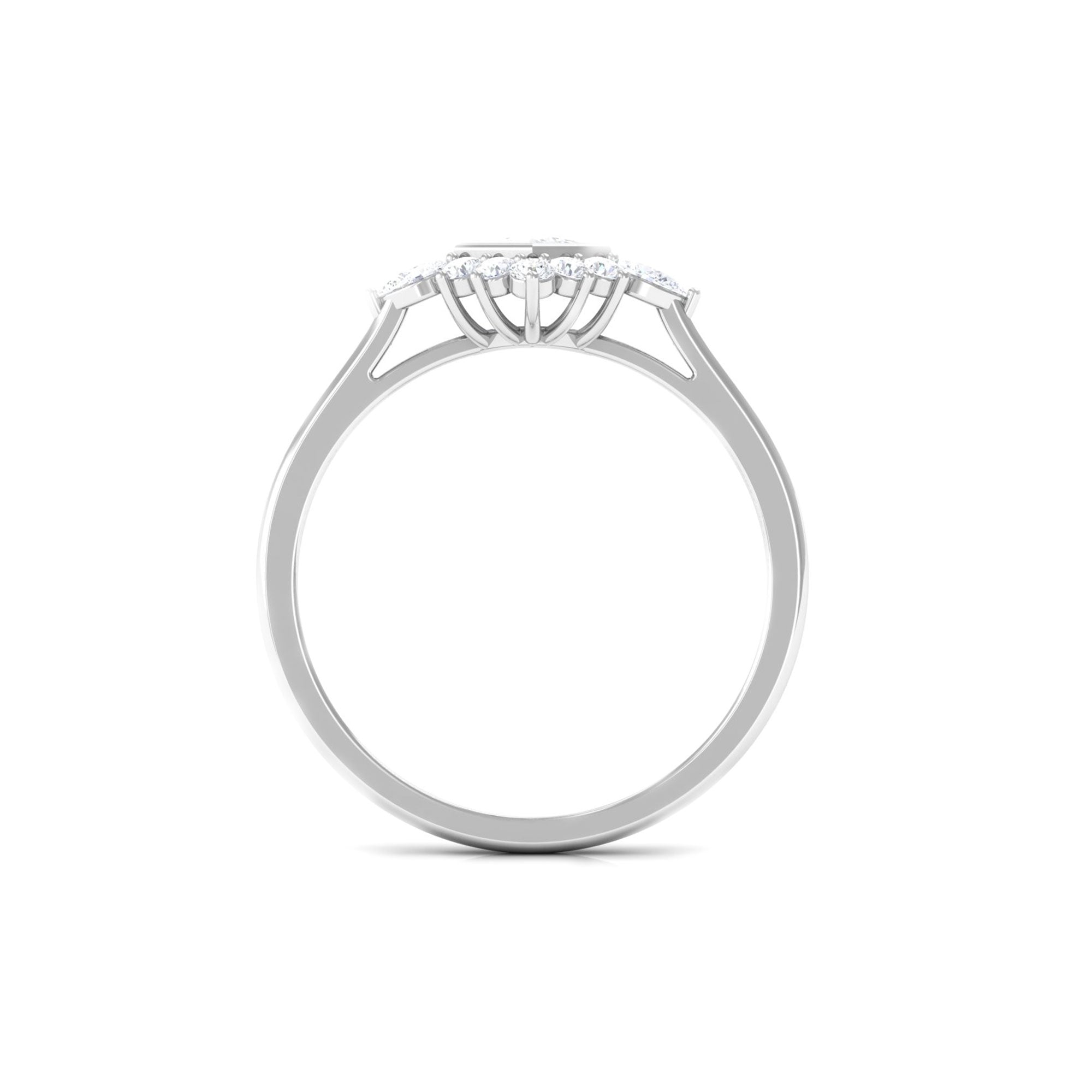 Rosec Jewels-Designer Diamond Engagement Ring with Halo